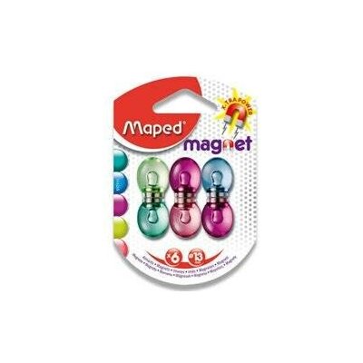 Maped silné magnety průměr 13 mm, 6 ks, barevné – Sleviste.cz