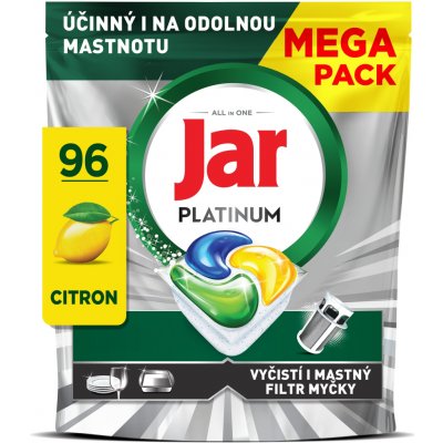 Jar Platinum Lemon kapsle do myčky 96 ks – Hledejceny.cz