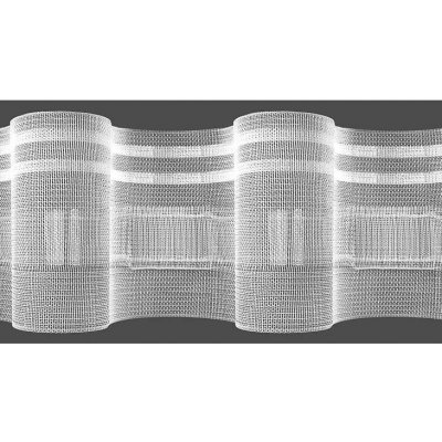 Snový svět Záclonová páska - vlny 1:2 - 100mm – Sleviste.cz