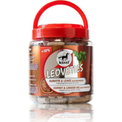Leovet Pamlsky pro koně Leoveties mrkev lněný olej 1,1 kg – Zboží Dáma