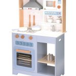 Adam Toys Velká dřevěná interaktivní kuchyňka s příslušenstvím – Zboží Dáma