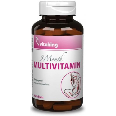 Vitaking 9 měsíců multivitamín pro těhotné 60 tablet – Hledejceny.cz