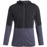 ICEBREAKER Mens Merino 200 RealFleece Descender LS zip Hoodie black /Graphite/Cb – Sleviste.cz