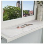 Trixie Nani Lehací podložka na okenní parapety šedá 90 x 28 cm – Zboží Mobilmania