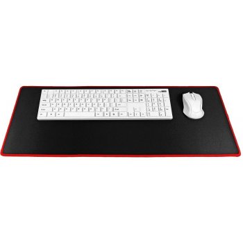 Forcell Podložka pod klávesnici a myš 700x300x3mm - černá/ červená