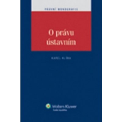 Klíma, Karel - O právu ústavním – Hledejceny.cz