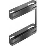 SIGE MATERIA 002M 150/495 koš boční 2-patrový plnovýsuv soft levý grafit – Sleviste.cz