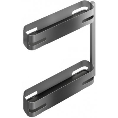 SIGE MATERIA 002M 150/495 koš boční 2-patrový plnovýsuv soft levý grafit – Sleviste.cz