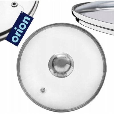 Orion poklice skleněná nerez úchyt 18cm – Zboží Dáma