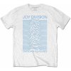 Pánské tričko s potiskem Joy Division tričko Unknown Pleasures blue On white