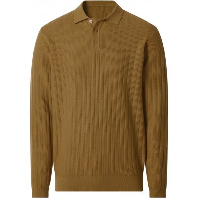 esmara Men pánský pletený polosvetr hnědá – Zboží Mobilmania
