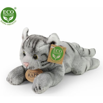 Eco-Friendly Rappa kočka ležící šedá 18 cm – Zbozi.Blesk.cz