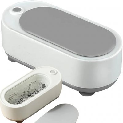 Ultrazvuková čistička (šperky, brýle, hodinky, kosmetické pomůcky, elektro součástky atd.) RC-K-1326, barva bílá – Zboží Živě