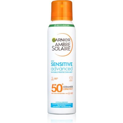 Garnier Ambre Solaire Sensitive Advanced Face Mist pleťová ochranná mlha SPF50+ 150 ml – Zbozi.Blesk.cz