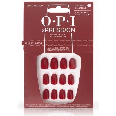 O.P.I. OPI xPRESS/ON Big Apple Red 30 ks – Zboží Dáma