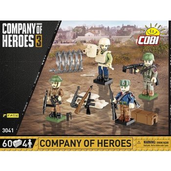 Cobi 3041 Company of Heroes Figurky s doplňky, 60 ks