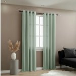 MyBestHome GOLD Dekorační závěs EASY TOP světle mátová s kroužky 140x250 cm – Hledejceny.cz