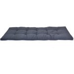 Rojaplast 16242 poduška na lavici tmavě šedá 162 x 42 cm – Sleviste.cz