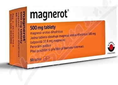 MAGNEROT POR 500MG TBL NOB 50 I