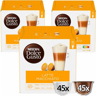 Nescafé Dolce Gusto Latte Macchiato 45 porcí – Zbozi.Blesk.cz