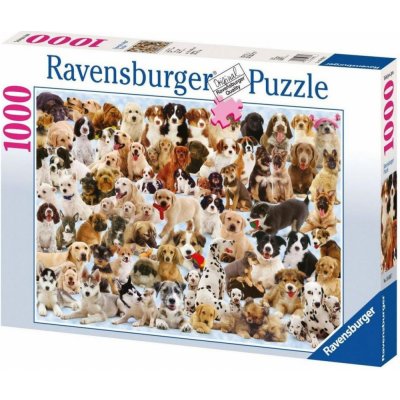 Ravensburger Pejskové 1000 dílků – Zboží Mobilmania