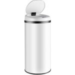Deuba Bezdotykový odpadkový koš s USB 50 l - bílý – Hledejceny.cz