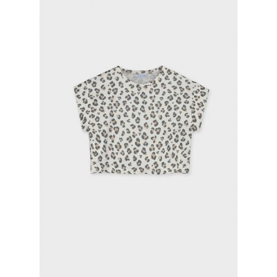 Mayoral Crop top Leopard smetanový – Sleviste.cz