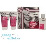 Mexx Life Is Now Her EDT 30 ml + tělové mléko 2 x 50 ml dárková sada – Hledejceny.cz