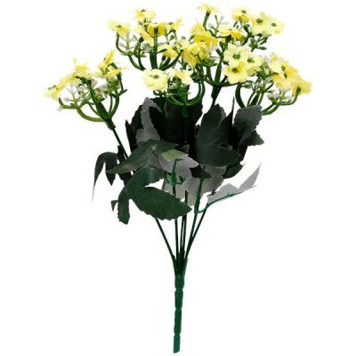 HKA Umělá kytice Kalanchoe 30 cm - žlutá – Zboží Mobilmania