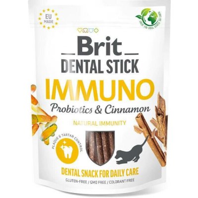 Brit Dental Stick Immuno with Probiotics & Cinnamon 7 x 251 g – Zboží Mobilmania