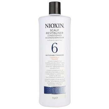 Nioxin System 6 lehký kondicionér pro výrazné řídnutí normálních až silných přírodních i chemicky ošetřených vlasů Scalp Revitaliser Conditioner Medium to Coarse Hair Noticeably Thinning 1000 ml