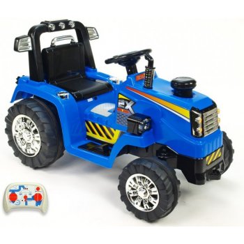 Daimex elektrický traktor ZP1007 s 2.4G dálkovým ovládáním 12V modrá