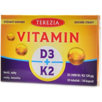 TEREZIA Vitamin D3+K2 30 tablet – Hledejceny.cz