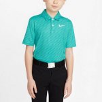 Nike Dri-Fit Victory Short Sleeve Printed junior Polo Shirt Washed Teal White