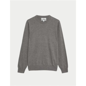 Marks & Spencer pánský basic svetr šedý
