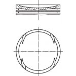 Píst MAHLE 030 64 00 – Zboží Mobilmania