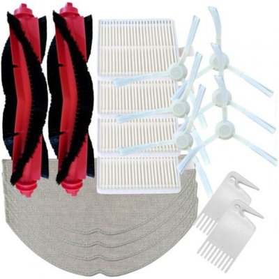 NipponCEC Xiaomi Robot Vacuum E12 EU White hepa filtry a mopovací textilie a kartáče 20 ks – Zboží Mobilmania