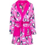 Dívčí župan tučňáci růžový – Zboží Mobilmania