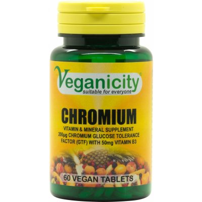 Veganicity Chrom 200µg 60 tablet – Hledejceny.cz