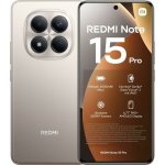 Xiaomi Redmi Note 15 Pro 12GB/512GB Titanium – Zboží Živě