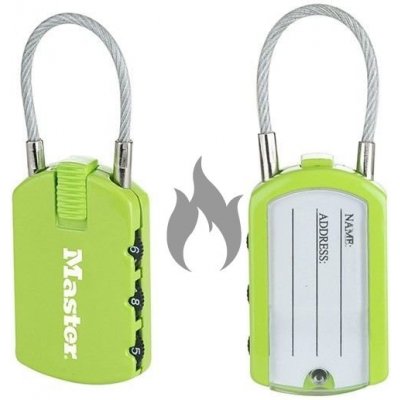 Master Lock 4684EURTCOL zelený 2 ks