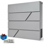 D3642 poštovní schránka stříbrná Stříbrná Ano – Zbozi.Blesk.cz