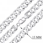 SILVEGO Stříbrný pánský masivní řetěz CURB TTT3006LN – Sleviste.cz