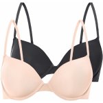 esmara podprsenka 2 kusy černá/béžová – Zboží Dáma