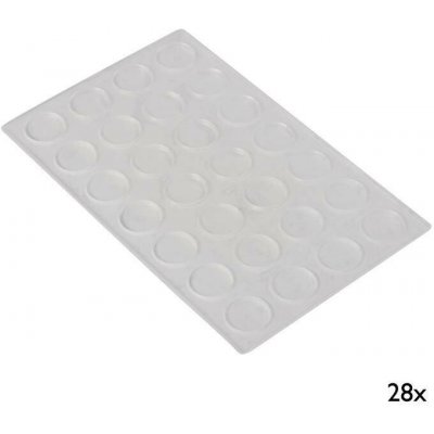 Tlumič dvířek Ø 14mm, 28 ks, materiál plast – Sleviste.cz