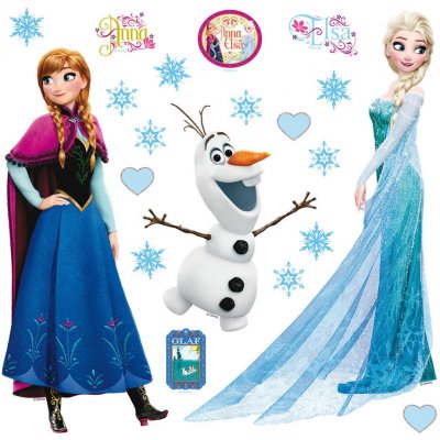 AG Design DKs 1095 samolepící dekorace Disney Frozen Ledové Království 30x30 cm – Zbozi.Blesk.cz