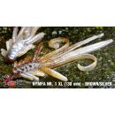 Redbass Nymfa Nr. 1 XL Brown/Silver 13cm