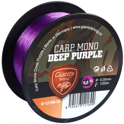 Giants fishing Carp Mono Deep Purple 1200m 0,35mm – Zbozi.Blesk.cz