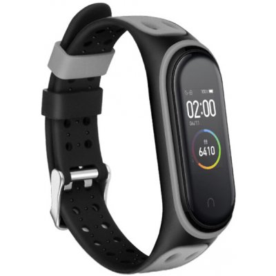 Xiaomi Mi Band 5/6 náhradní náramek Jemný silikon Černo šedá MBSCZ-JS5CS – Zbozi.Blesk.cz