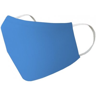 Prolen Medical Tvarovaná dvouvrstvá látková rouška modrá – Zboží Dáma